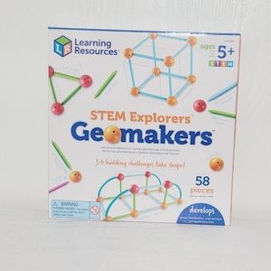 COPY - Learning Resources Stem Explorers Geomakers 58 Pcs Kids 5+ Toy 3D Buildi…